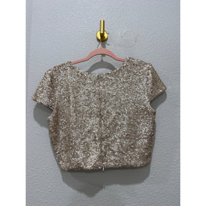 Dress the Population Cara Sequin Crop Top