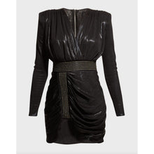 Load image into Gallery viewer, Zhivago Black Ziggy Mini Dress