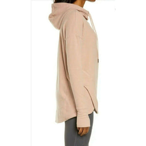 Sweaty Betty Escape Luxe Fleece Hoody Misty Rose Pink