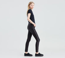 Load image into Gallery viewer, Levi’s 721 High Rise Bling Side Black Skinny Jeans