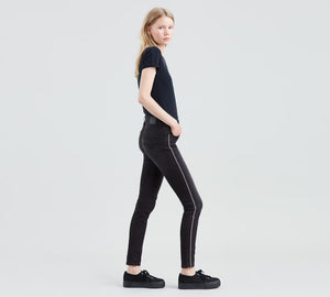 Levi’s 721 High Rise Bling Side Black Skinny Jeans