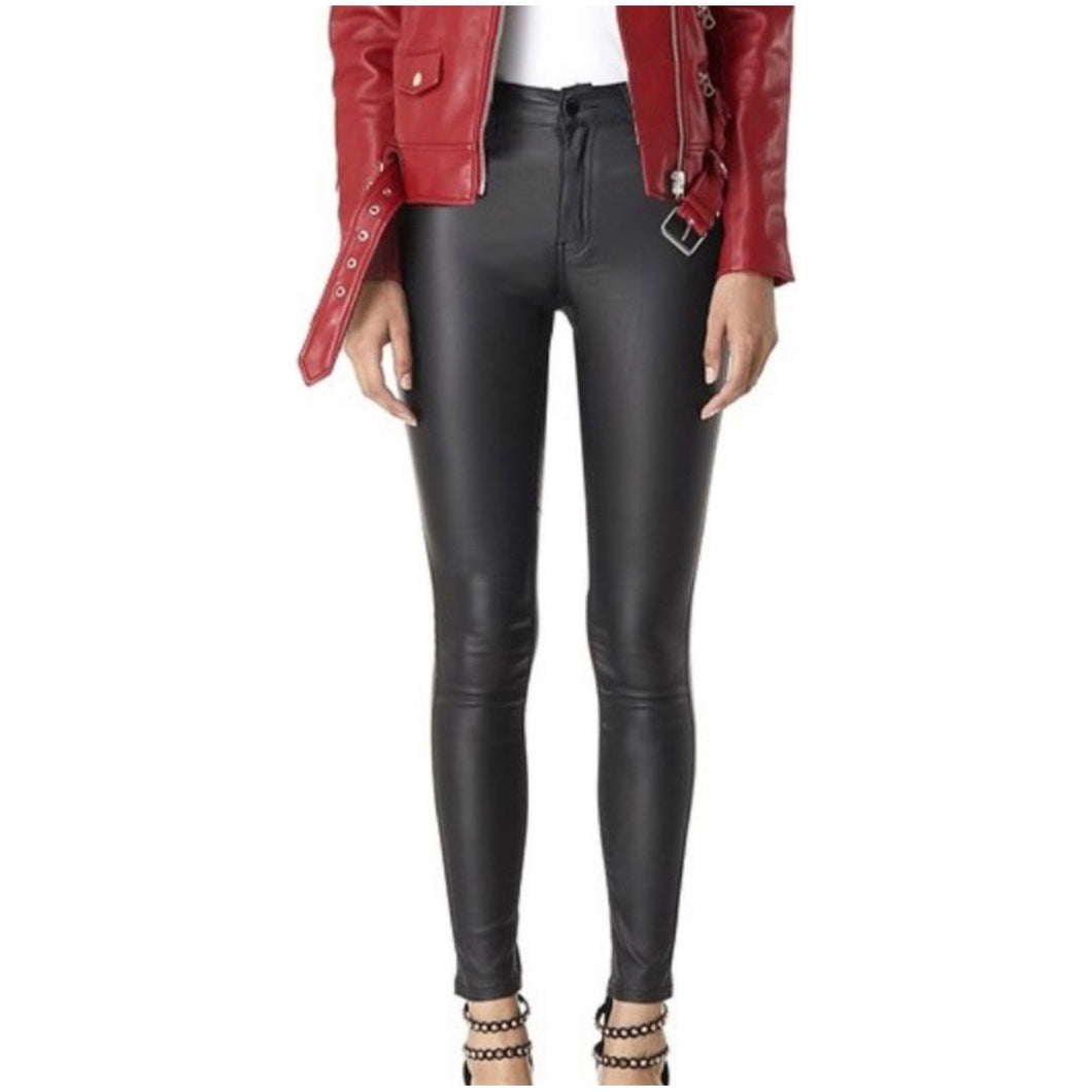 Faux Leather Stretch Like Skinny Pants