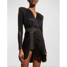 Load image into Gallery viewer, Zhivago Black Ziggy Mini Dress