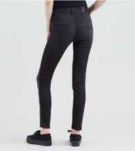 Load image into Gallery viewer, Levi’s 721 High Rise Bling Side Black Skinny Jeans