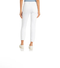 Load image into Gallery viewer, Frame Le High Straight Distressed White Jeans