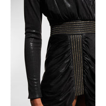 Load image into Gallery viewer, Zhivago Black Ziggy Mini Dress