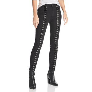 Pistola Black Kierra Hook & Eye Skinny Jeans