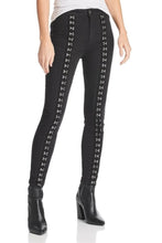 Load image into Gallery viewer, Pistola Black Kierra Hook &amp; Eye Skinny Jeans