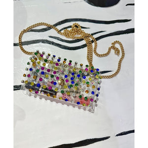 Bling Rhinestone Crossbody Belt Handbag