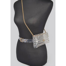 Load image into Gallery viewer, Bling Rhinestone Crossbody Belt Handbag