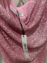 Load image into Gallery viewer, Susana Monaco Cowl Neck Sequin Ballerina Pink Mini Dress