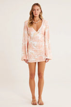 Load image into Gallery viewer, Rumer Isola Floral Wrap Balloon Sleeve Mini Dress