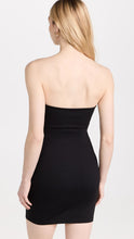 Load image into Gallery viewer, Susana Monaco Twist Front Tube Black Mini Dress