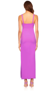 Susana Monaco Cutout Snapdragon High Slit Maxi Dress