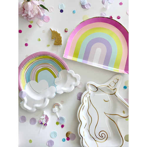 Rainbows and Clouds Plates