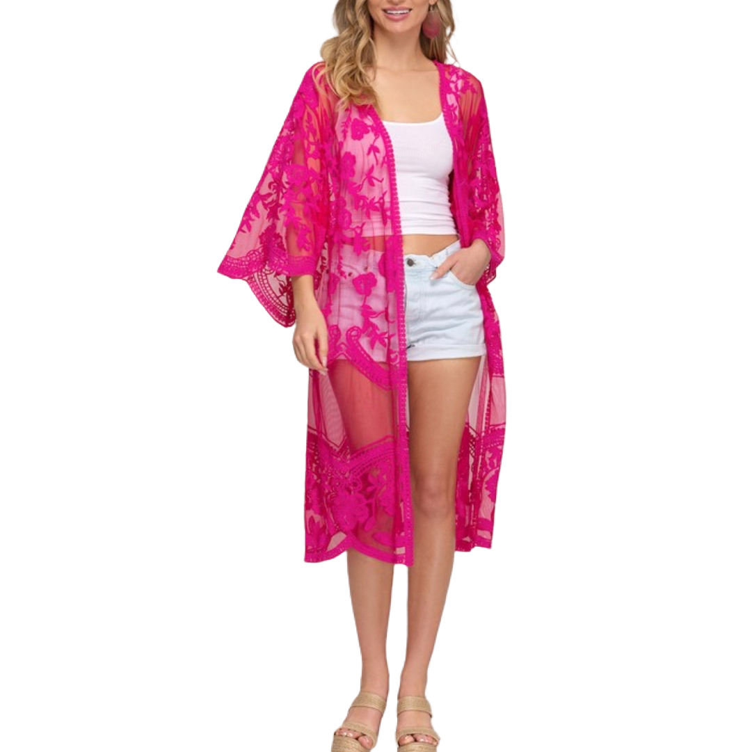 The Lala Lace Kimono – The Styled Boutique | Kimonos
