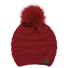 Load image into Gallery viewer, The Cable Pom Beanie