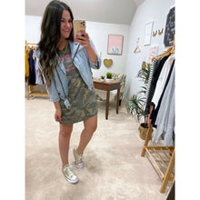 Load image into Gallery viewer, J’adore La Vie Camo Dress