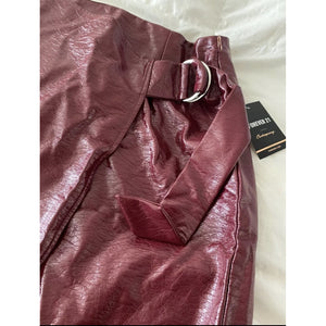 RESALE - Forever 21 Faux Leather Skirt - Large