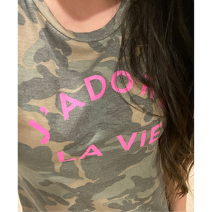 J’adore La Vie Camo Dress