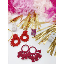 Load image into Gallery viewer, The Anastasia Tassel Hoop Earrings