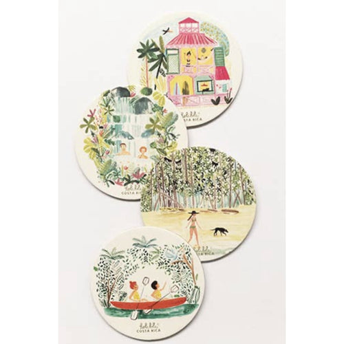 Aquarelle Coaster Set