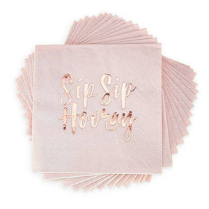 Sip Sip Hooray Cocktail Napkins